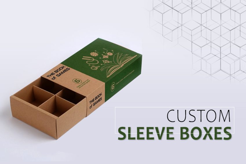 A single cardboard sleeve boxes with green color
