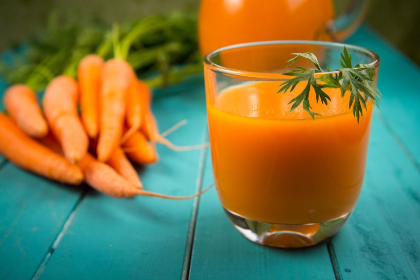 A Healthy Body with Carrot Juice