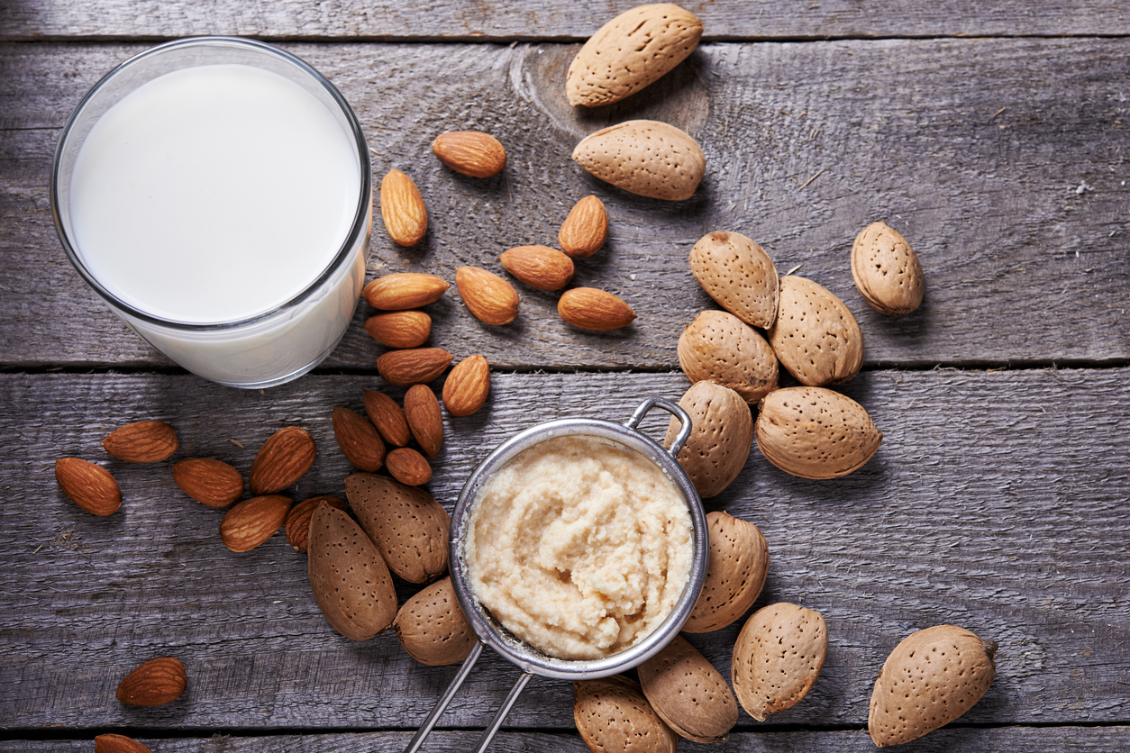 Keeping healthy requires nuts and milk