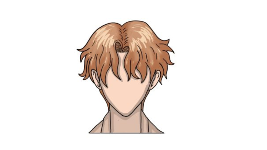 Draw Anime Boy's Hair